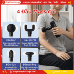 Đa dạng đầu massage của máy Massage JAPANI MCT-2986