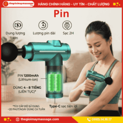 Hiệu Suất Pin Máy Đấm Lưng Cầm Tay JAPANI MDL-5521