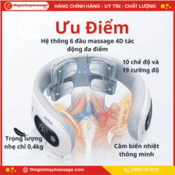 Ưu điểm nổi bật của máy mát xa cổ JAPANI CVG-1966