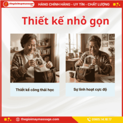 Thiết kế nhỏ gọn, nhẹ và tiện lợi
