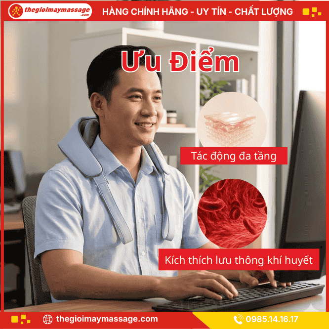 Ưu Điểm Nổi Bật của Thiết Bị Massage Cổ Vai Gáy JAPANI CVG-1981