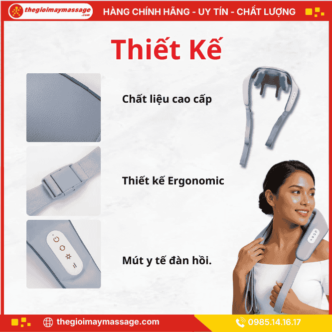 Thiết Kế Ergonomic và Vật Liệu Cao Cấp