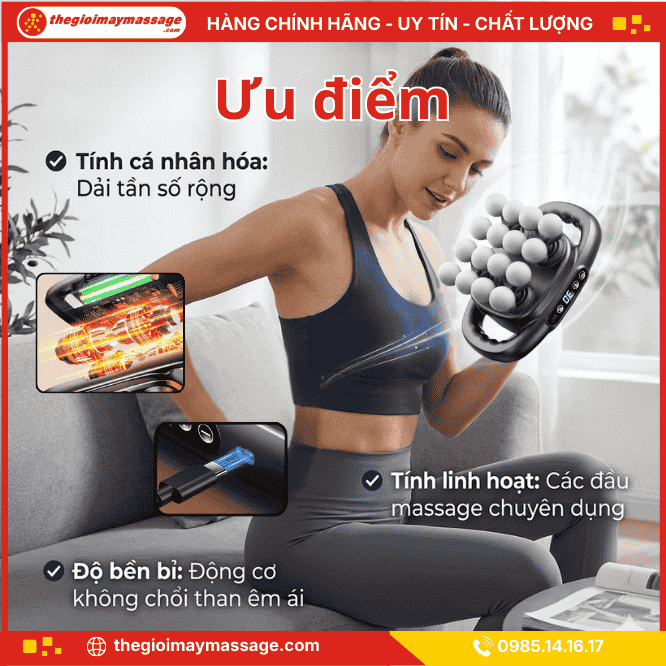 Ưu điểm nổi bật của máy massage đa năng cầm tay JAPANI MDN-4347