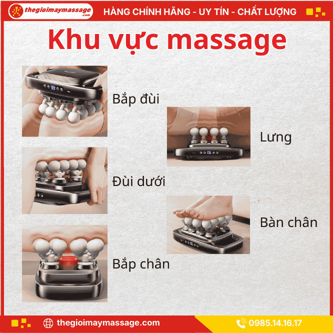 Khu vực massage