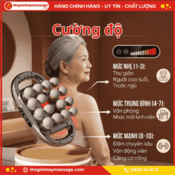 Cường độ massage của máy massage đấm lưng cao cấp JAPANI MDL-5763