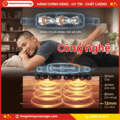 Công Nghệ Massage Của Máy Massage Đấm Lưng Cao Cấp JAPANI MDL-6026