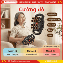 Cường Độ Massage Của Máy Massage Đấm Lưng Cao Cấp JAPANI MDL-6026