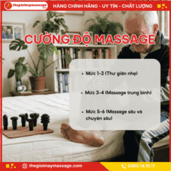 Cường Độ Massage Linh Hoạt và Khả Năng Điều Chỉnh của Máy Xoa Bóp Cầm Tay