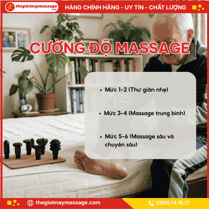 Cường Độ Massage Linh Hoạt và Khả Năng Điều Chỉnh của Máy Xoa Bóp Cầm Tay