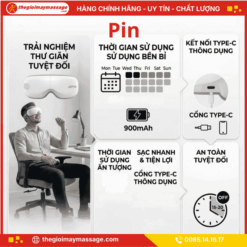 Pin của Máy Massage mắt JAPANI MSM-1961