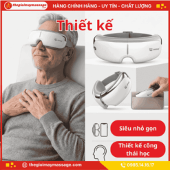 Thiết kế nhỏ gọn, nhẹ & tiện lợi Máy Massage mắt JAPANI MSM-3484