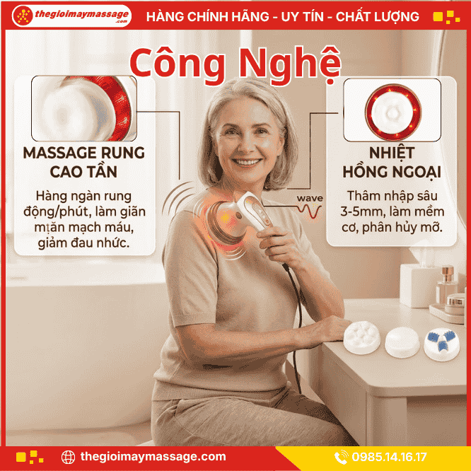 Công Nghệ Massage Của Máy Massage Toàn Thân Hồng Ngoại JAPANI MCT-4534