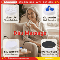 Đa Dạng Đầu Massage Của Máy Massage Toàn Thân Hồng Ngoại JAPANI MCT-4534