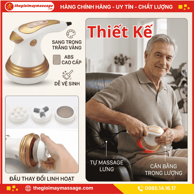 Thiết Kế Tiện Lợi Của Máy Massage Toàn Thân Hồng Ngoại JAPANI MCT-4534