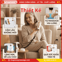 Thiết Kế Tiện Lợi Của Máy Massage Toàn Thân Hồng Ngoại JAPANI MCT-4534