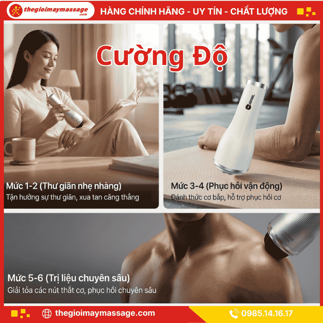 Cường Độ Điều Chỉnh Linh Hoạt Trên JAPANI MCT-4658.