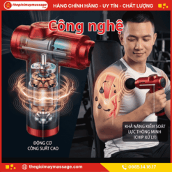 Công Nghệ Massage Của Súng Massage Cầm Tay JAPANI MCT-4715