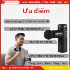 Ưu điểm vượt trội của máy Massage