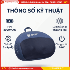 Thông Tin Sản Phẩm Gối Massage Cổ Vai Gáy Và Lưng JAPANI CVG-6057