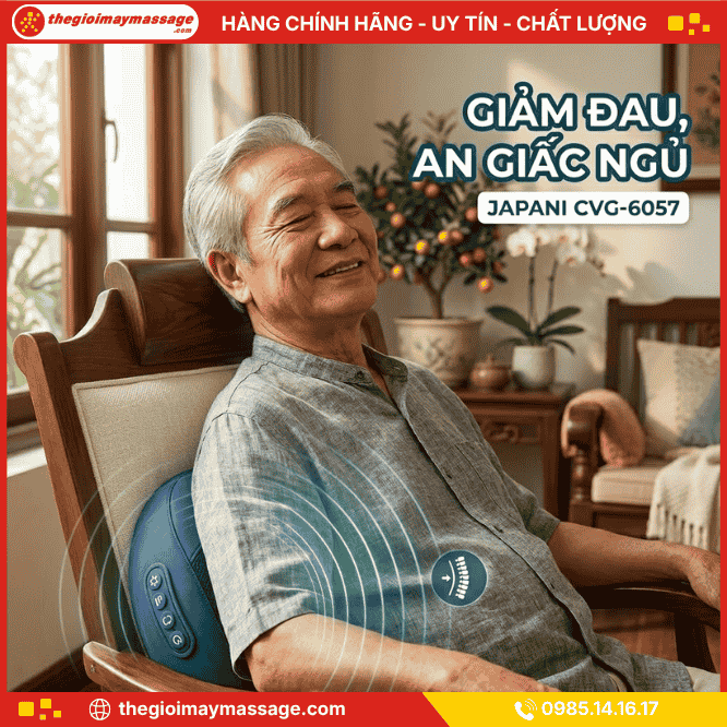 Công Dụng Của Gối Massage JAPANI CVG-6057
