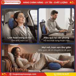 Thiết Kế Nhỏ Gọn Của Gối Massage Cổ Vai Gáy Và Lưng JAPANI CVG-6057