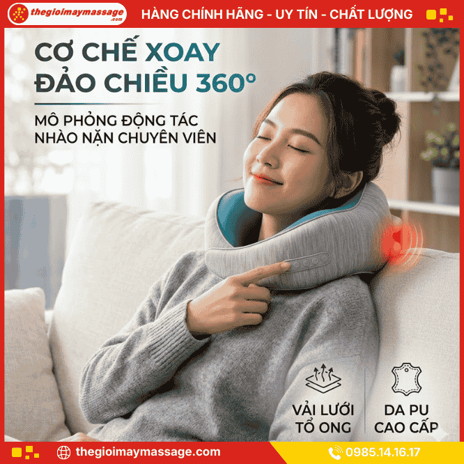 Ưu Điểm của Gối Massage Điện JAPANI CVG-4320