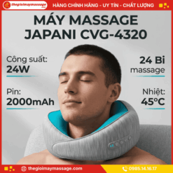 Thông Số Kỹ Thuật Máy Massage Cổ Vai Gáy JAPANI CVG-4320