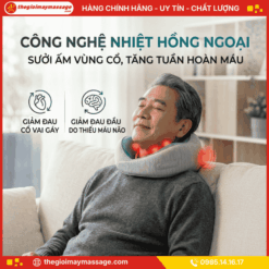 Công Nghệ Massage Trị Liệu Hồng Ngoại Từ Gối Mát Xa Cổ Vai Gáy JAPANI CVG-4320