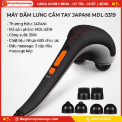 Thông tin chi tiết sản phẩm của máy đấm lưng cầm tay JAPANI MDL-5319