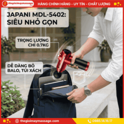 Thiết Kế Nhỏ Gọn Của Máy Đấm Lưng Cầm Tay JAPANI MDL-5402