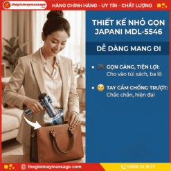 Thiết Kế Nhỏ Gọn Của Máy Đấm Lưng Cầm Tay JAPANI MDL-5546