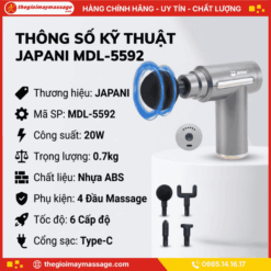 Thông Tin Chi Tiết Sản Phẩm Máy Đấm Lưng Cầm Tay JAPANI MDL-5592