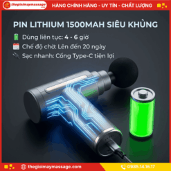 Hiệu Suất Pin Của Máy Đấm Lưng Cầm Tay JAPANI MDL-5592