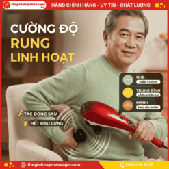 Cường độ rung của máy đấm lưng cầm tay JAPANI MDN-4374