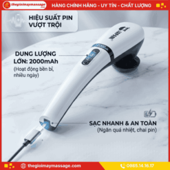 Hiệu Suất Pin Vượt Trội Của Máy Đấm Lưng, Cổ, Vai Gáy Cầm Tay JAPANI CVG-6082