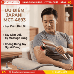 Ưu điểm của máy massage cầm tay JAPANI MCT-4693