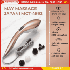Thông tin chi tiết máy mát xa cầm tay JAPANI MCT-4693
