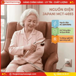 Nguồn năng lượng hoạt động của máy massage cầm tay JAPANI MCT-4693