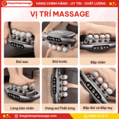 Vị trí massage của máy massage cầm tay đa năng JAPANI MDN-3788