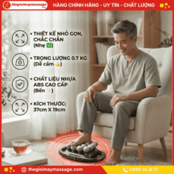 Thiết kế nhỏ gọn, nhẹ và tiện lợi của máy massage cầm tay đa năng JAPANI MDN-4248