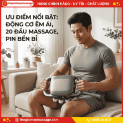 Ưu Điểm của Máy Mát Xa Cầm Tay Đa Năng JAPANI MDN-4432