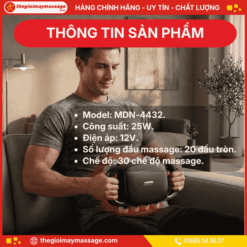 Thông Tin về Máy Massage Cầm Tay Đa Năng JAPANI MDN-4432