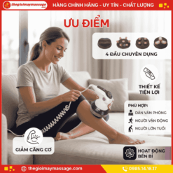 Ưu điểm máy mát xa cầm tay điện JAPANI MCT-2524