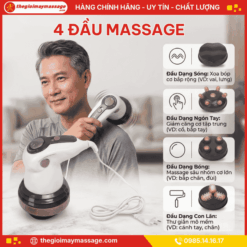 Số lượng đầu của máy mát xa cầm tay điện JAPANI MCT-2524