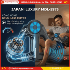 Công Nghệ Mát Xa Từ Máy Massage Cầm Tay Cao Cấp JAPANI LUXURY MDL-5973