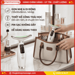 Thiết kế nhỏ gọn, nhẹ và tiện lợi của máy massage cầm tay JAPANI NCM-5984