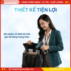 Thiết kế nhỏ gọn, tinh tế của máy máy massage cầm tay JAPANI MCT-2398