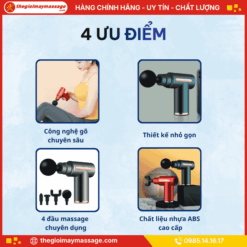 Ưu Điểm Súng Massage Cầm Tay JAPANI MCT-2406