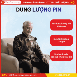 Dung Lượng Pin Của Máy Massage Cầm Tay JAPANI MCT-2406