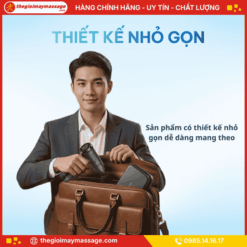 Thiết kế nhỏ gọn, tiện lợi của máy massage cầm tay JAPANI MCT-2508